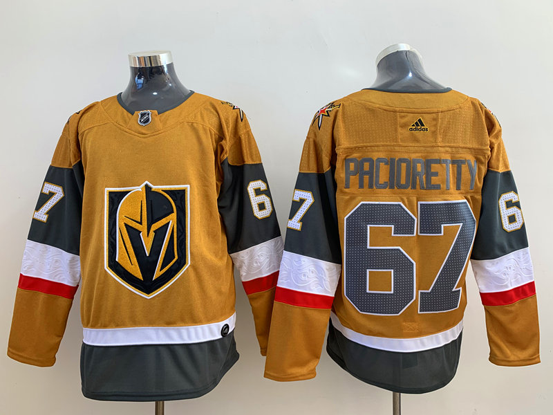 Men's Vegas Golden Knights Max Pacioretty #67 Gold Breakaway Jersey